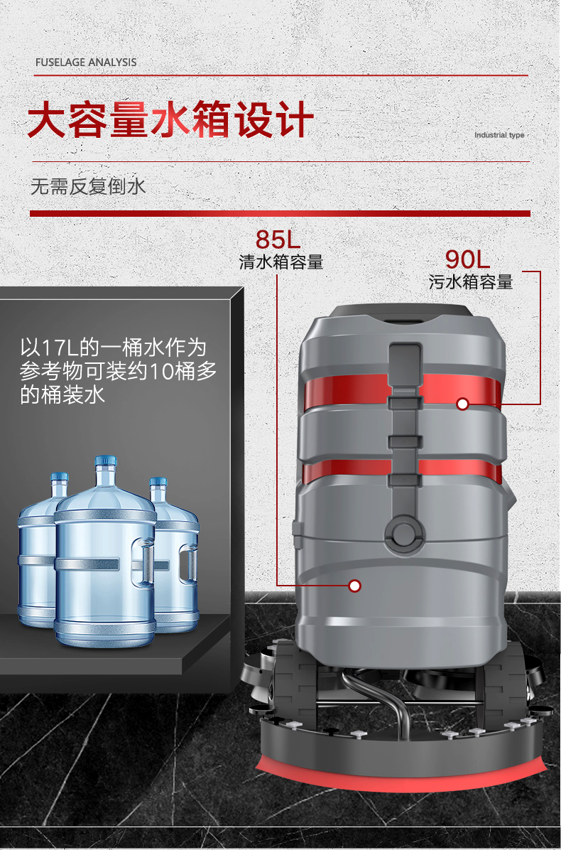 揚子X(jué)6工業(yè)洗地機(圖8)